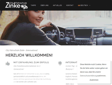 Tablet Screenshot of city-fahrschule-zinke.de